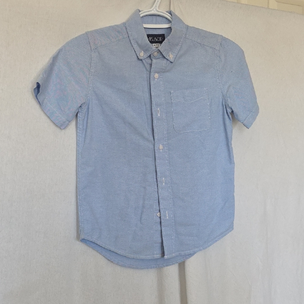 The Children's Place Blue Casual Button Down Shirt